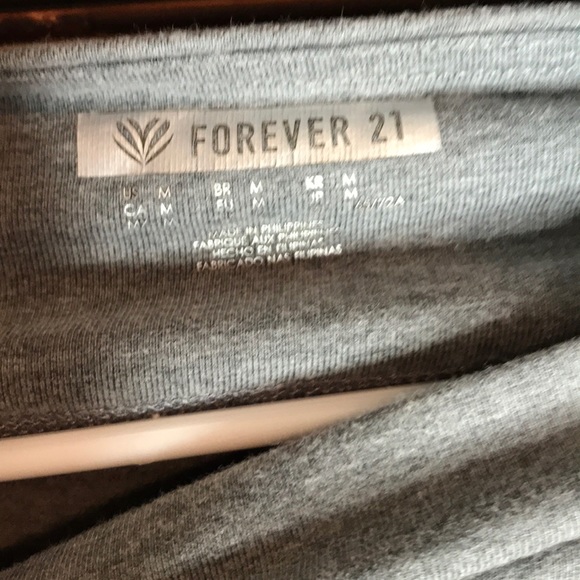 Forever 21 gray and pink leggings - Picture 3 of 3